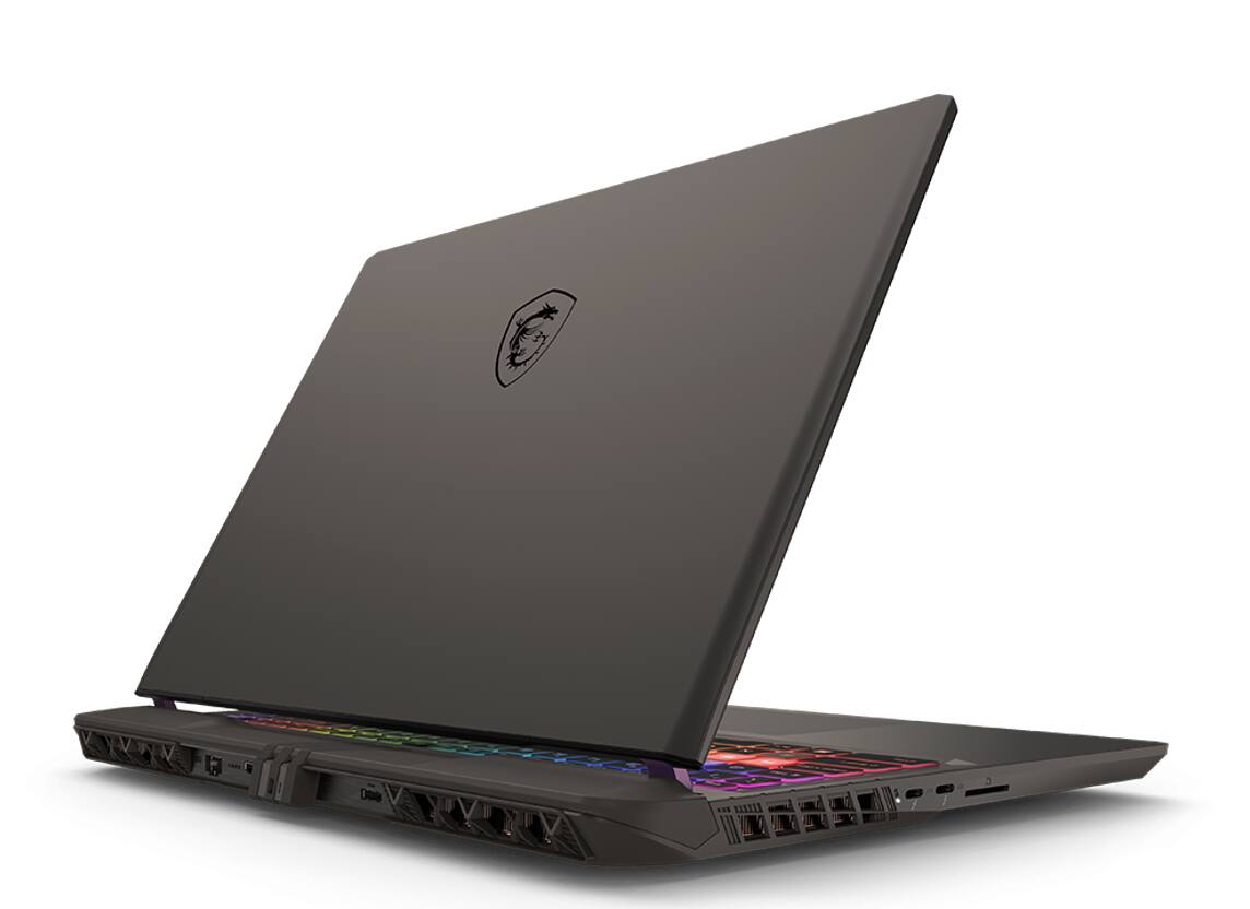 Alt View 4. MSI - MSI Vector Vector A2XWIG-050US Cosmo Gray Gaming Laptop, Ultra 9- 275HX, 32GB, 1TB SSD, 16.0 , RTX 5080, Win 11 Pro - Cosmo Gray.