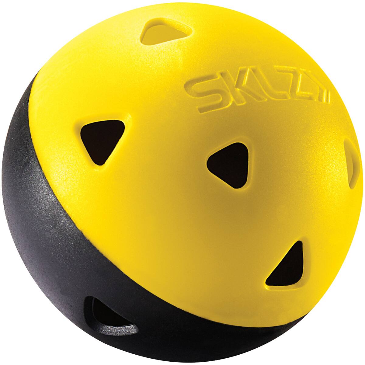 Front. SKLZ - SKLZ Impact Golf Training Balls 12-Pack - Black/Yellow.