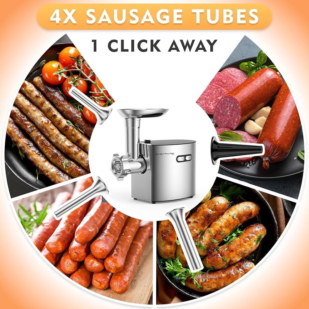 4X SAUSAGE TUBES  
1 CLICK AWAY
