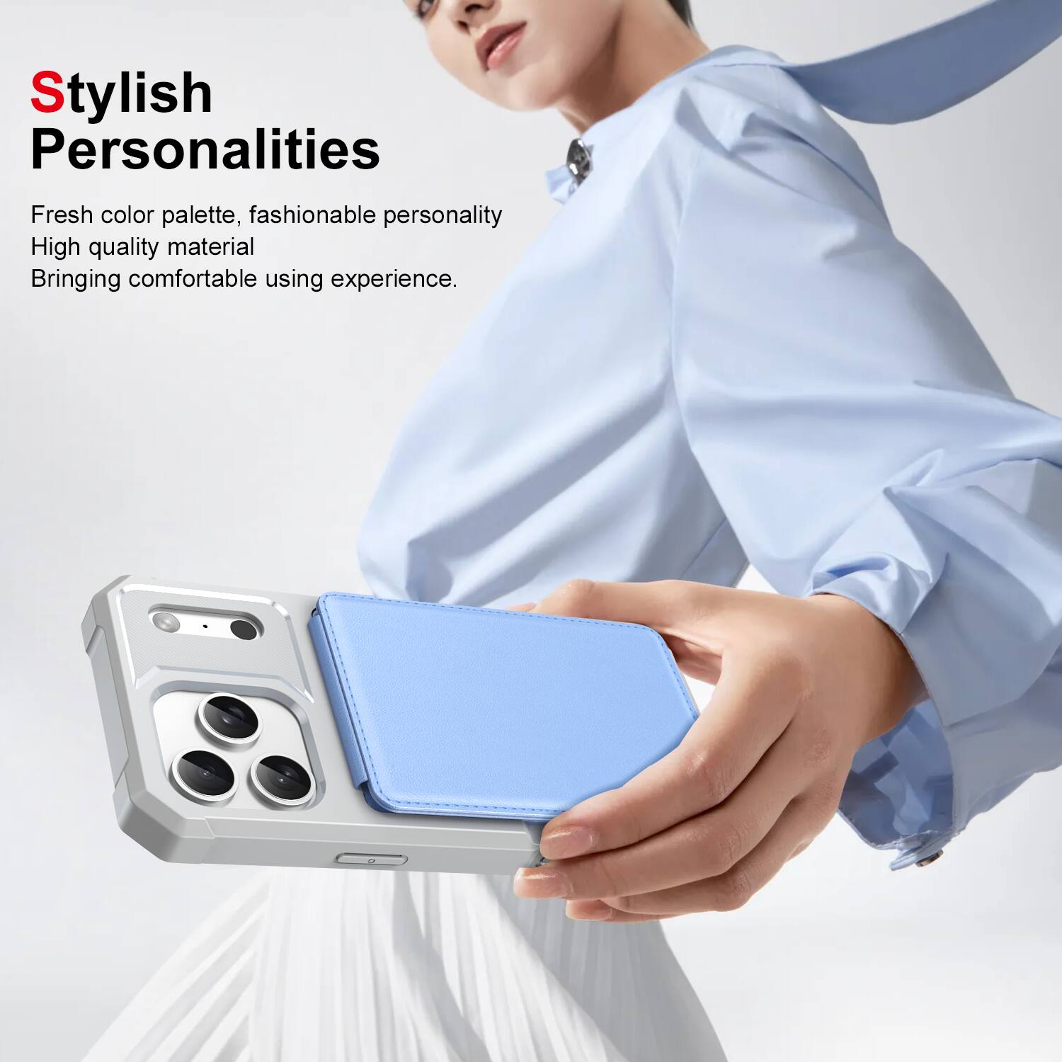 Stylish Personalities

Fresh color palette, fashionable personality  
High quality material  
Bringing comfortable using experience.