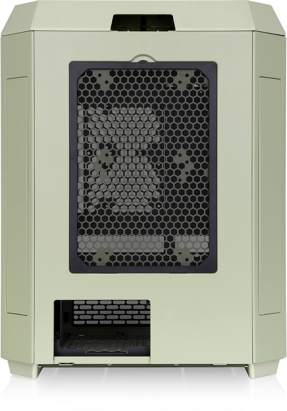 Alt View 19. Thermaltake - Tower 600 Mid Tower ATX PC Case - Matcha Green.