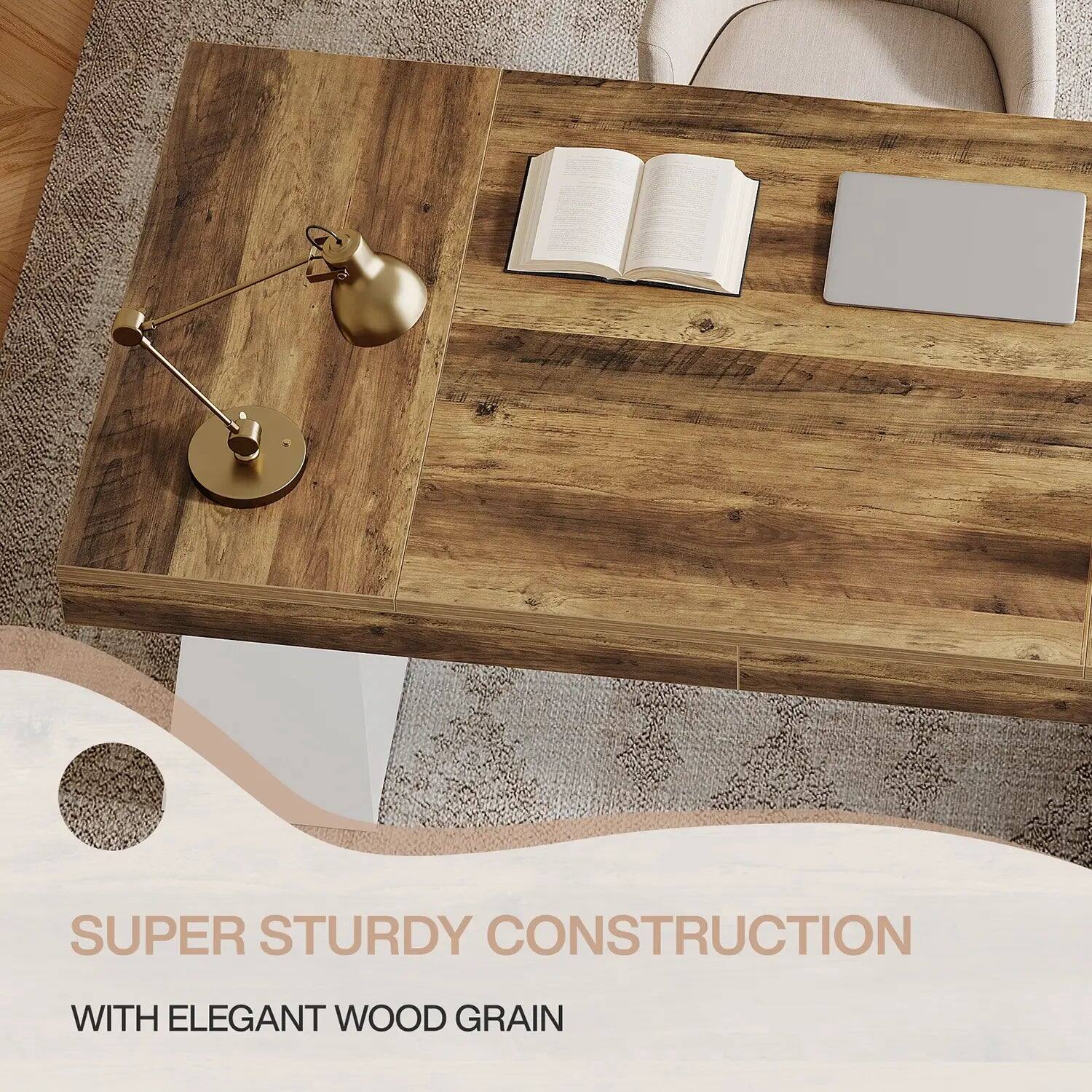 SUPER STURDY CONSTRUCTION  
WITH ELEGANT WOOD GRAIN