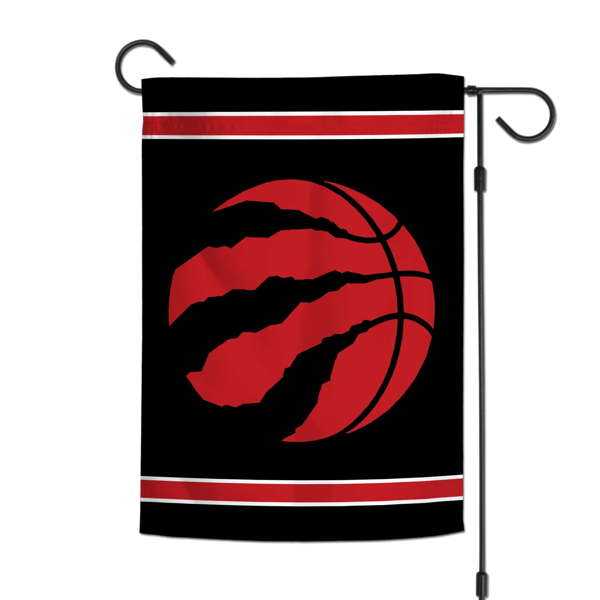 Alt View 1. WinCraft - Toronto Raptors 12" x 18" Double-Sided Garden Flag - Multicolor.