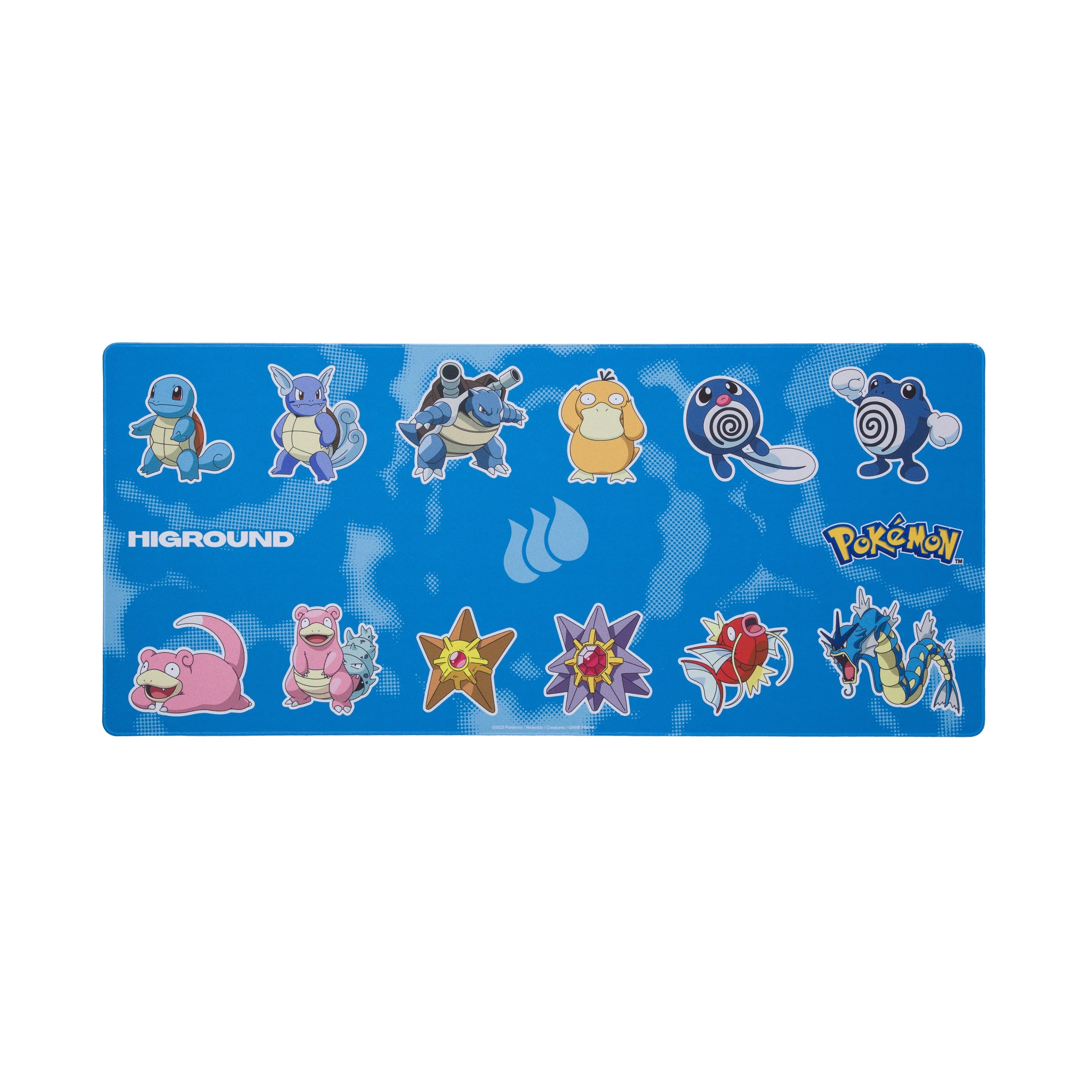 Higround - Pokemon Gaming Mouse Pad XL - Water Type - Front_Zoom