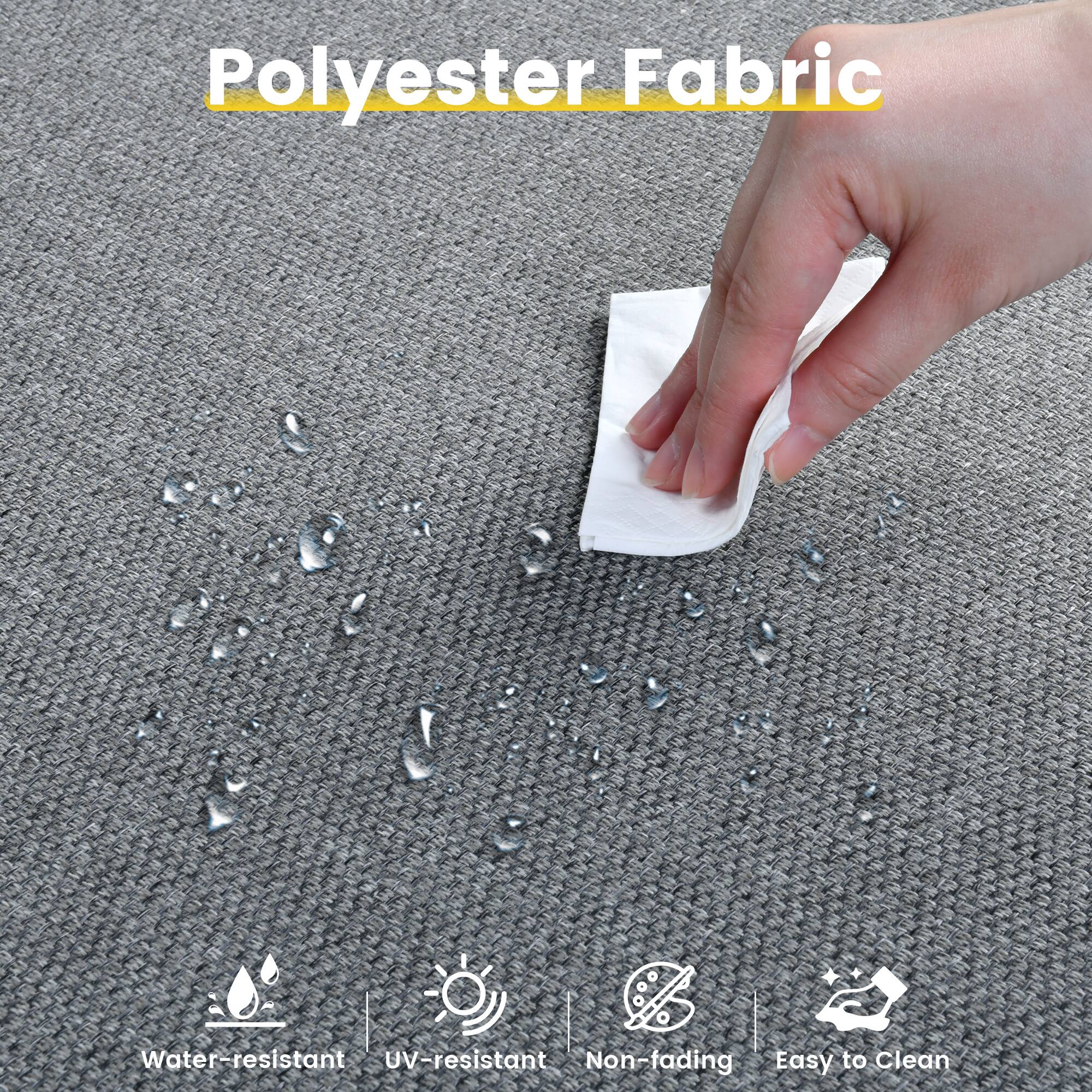 Polyester Fabric

- Water-resistant
- UV-resistant
- Non-fading
- Easy to Clean