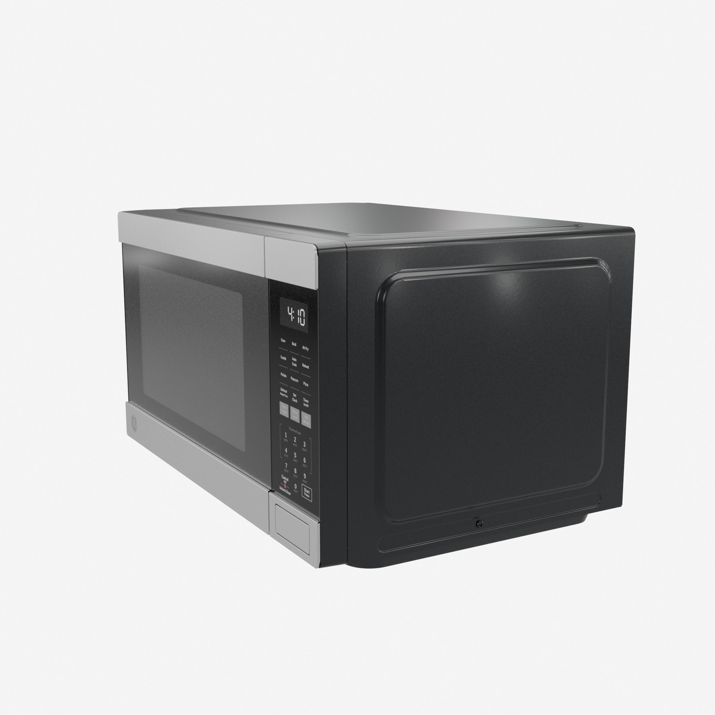 Alt View 25. GE - 1.0 Cu. Ft. Countertop Convection Microwave with Sensor Cooking and Air Fry - Stainless Steel.
