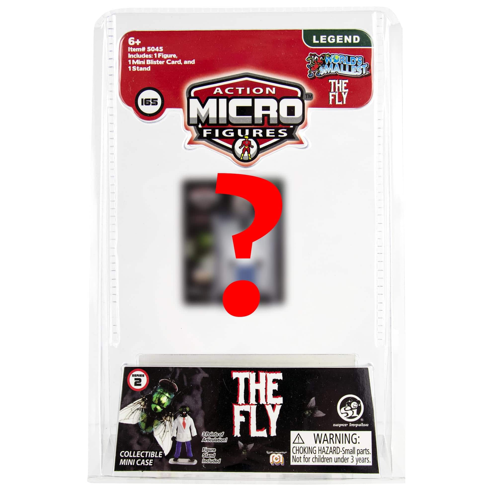 Super Impulse - Worlds Smallest Mego Horror Series 2 Micro Figure | One Random - Black