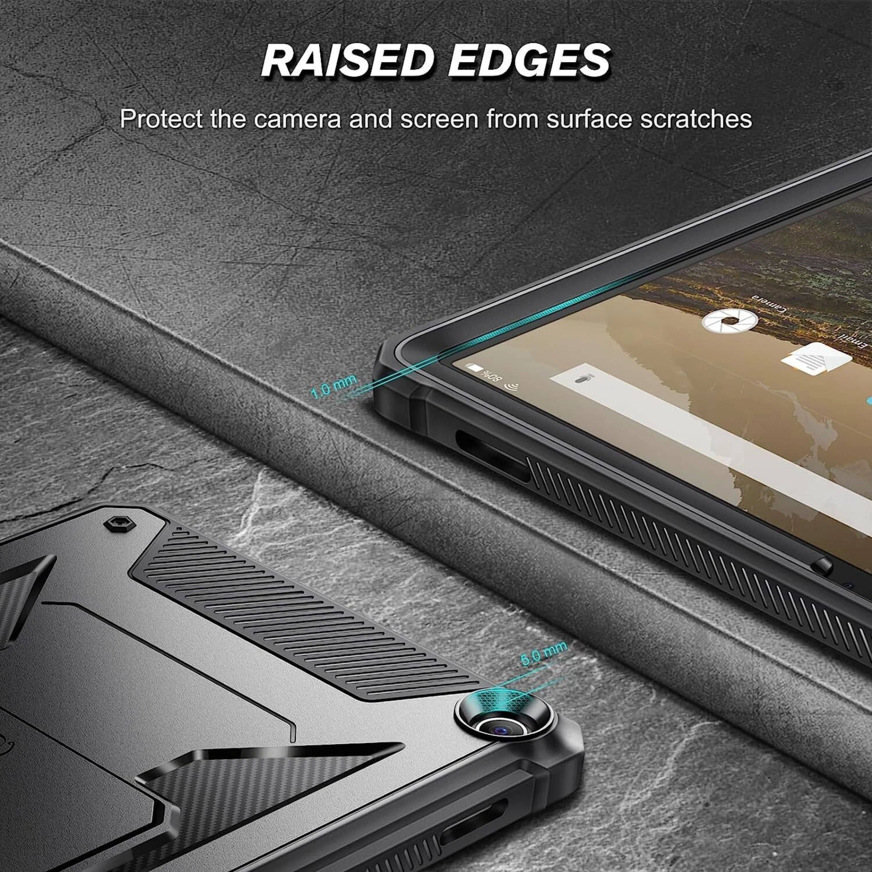 RAISED EDGES  
Protect the camera and screen from surface scratches  
1.0 mm  
5.0 mm  
6.0 mm