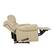 Alt View 11. ProLounger - Di'Onna Rolled Arm Distressed Faux Leather 2 Seat Wall Hugger Recliner Loveseat With Power Storage Console - Latte Tan.
