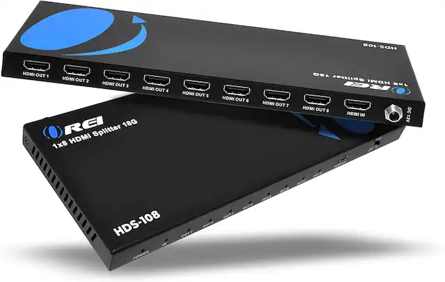 HDS-108 HDMI Splitter 18G
1x8 HDMI Splitter 18G
HDMI OUT 1
HDMI OUT 2
HDMI OUT 3
HDMI OUT 4
HDMI OUT 5
HDMI OUT 6
HDMI OUT 7
HDMI OUT 8
HDMI IN
DC 12V
POWER