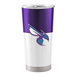 Logo Brands - Charlotte Hornets 20oz. Colorblock Stainless Steel Tumbler - Multicolor