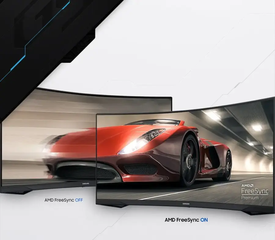 Alt View 29. Samsung - 34” Odyssey G5 1000R Curved 1ms 165Hz QHD FreeSync Prem Gaming Monitor - Black.
