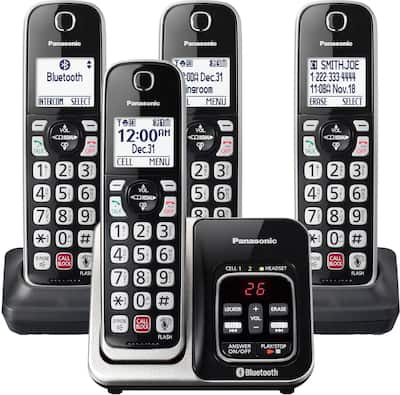 Panasonic KX TGD864S Link2Cell DECT 6.0 Expandable Cordless Phone Panasonic KX TGD864S Link2Cell DECT 6.0 Expandable Cordless Phone