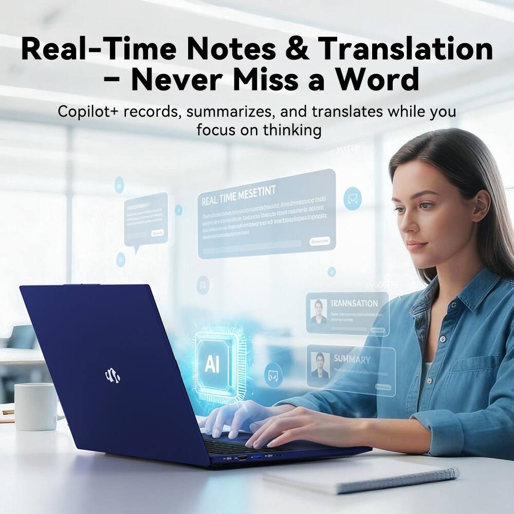 Real-Time Notes & Translation – Never Miss a Word

Copilot+ records, summarizes, and translates while you focus on thinking

REAL TIME MESETINT

TRANSLATION

SUMMARY