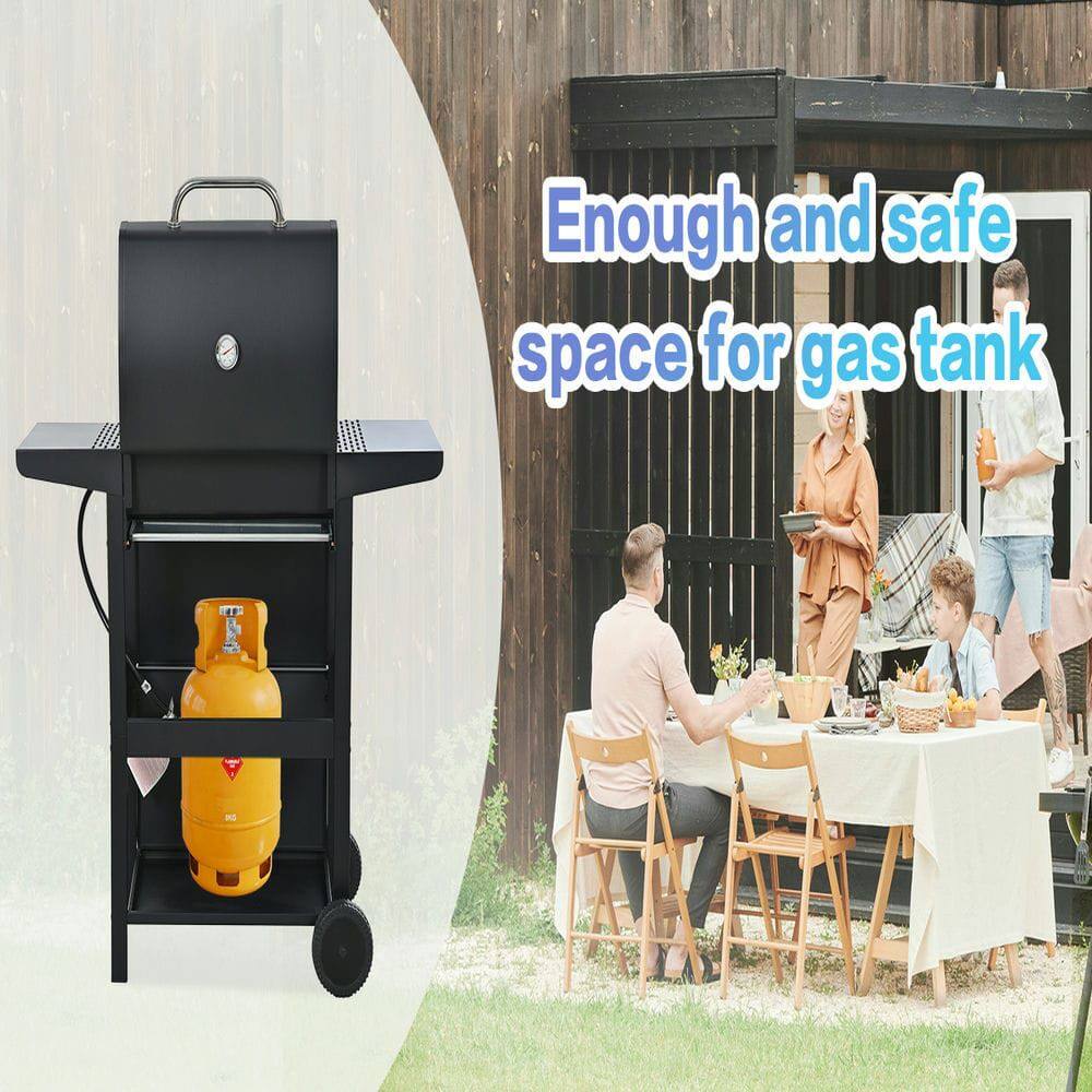 Enough and safe space for gas tank