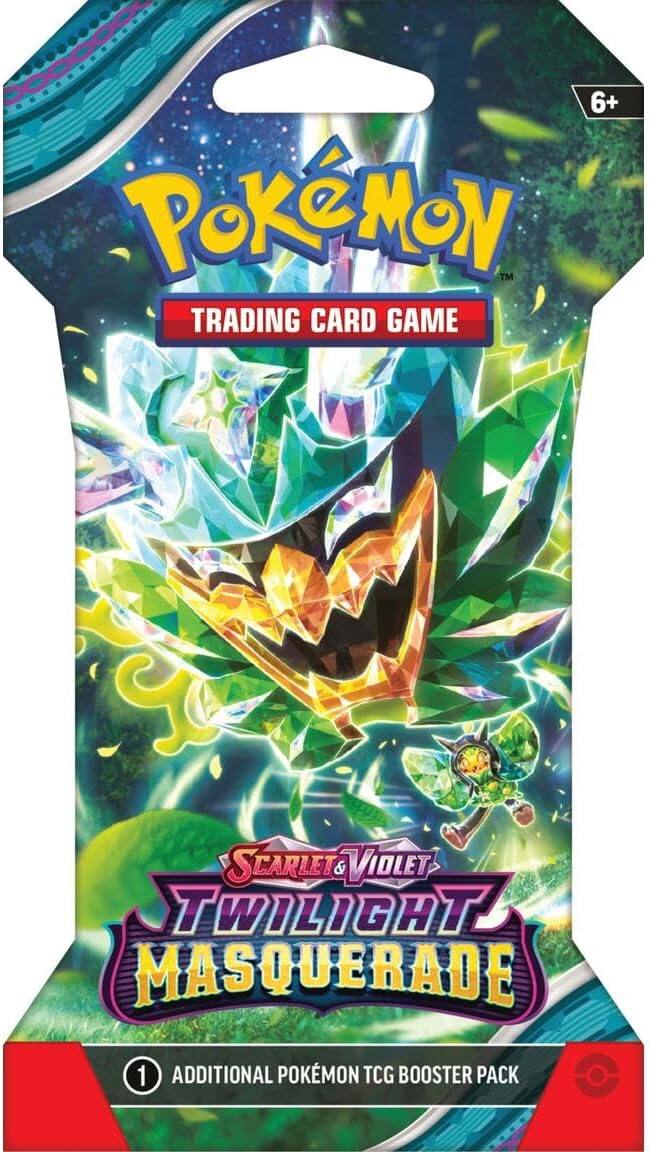 Pokémon Trading Card Game Scarlet & Violet Twilight Masquerade 1 Additional Pokémon TCG Booster Pack