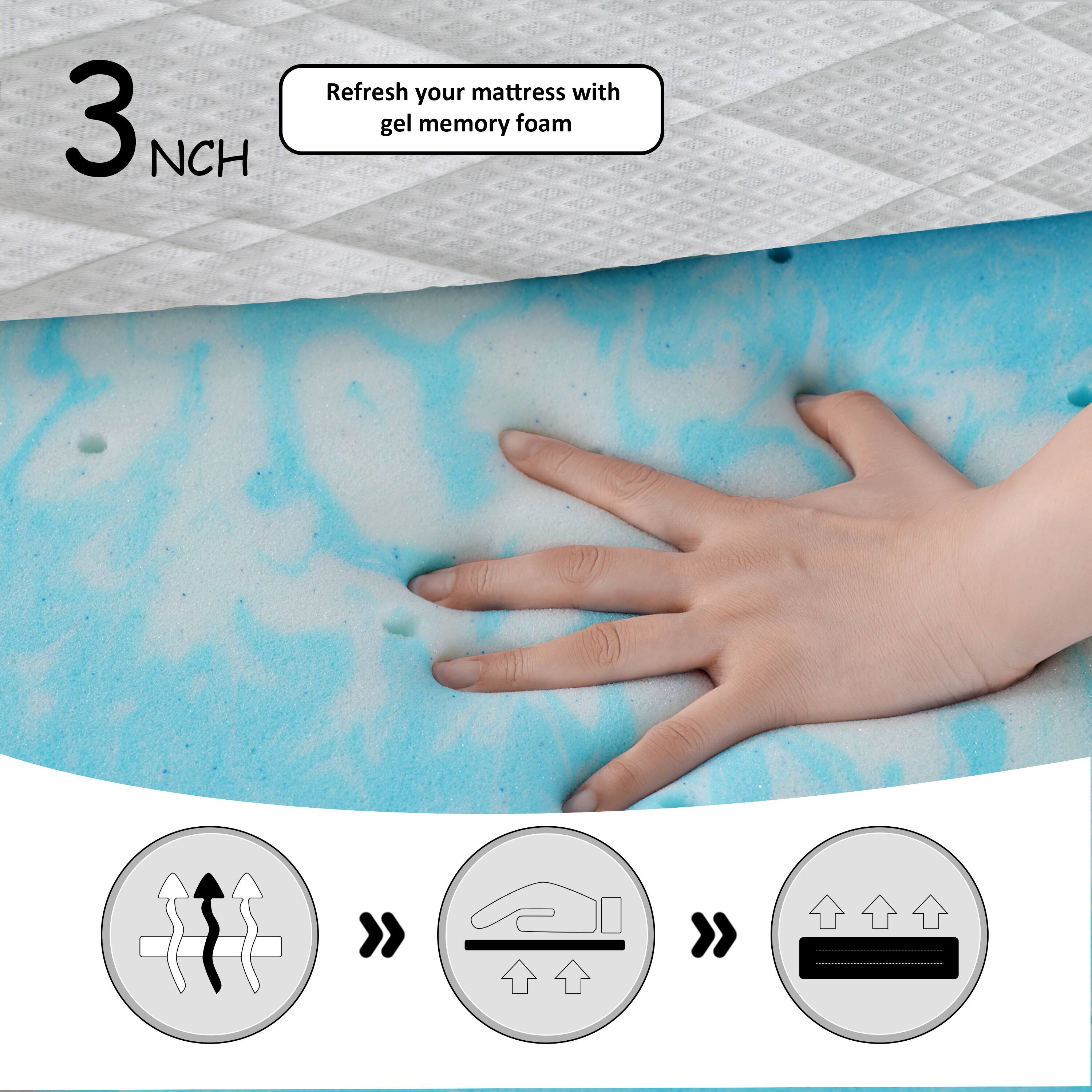 3 NCH

Refresh your mattress with gel memory foam