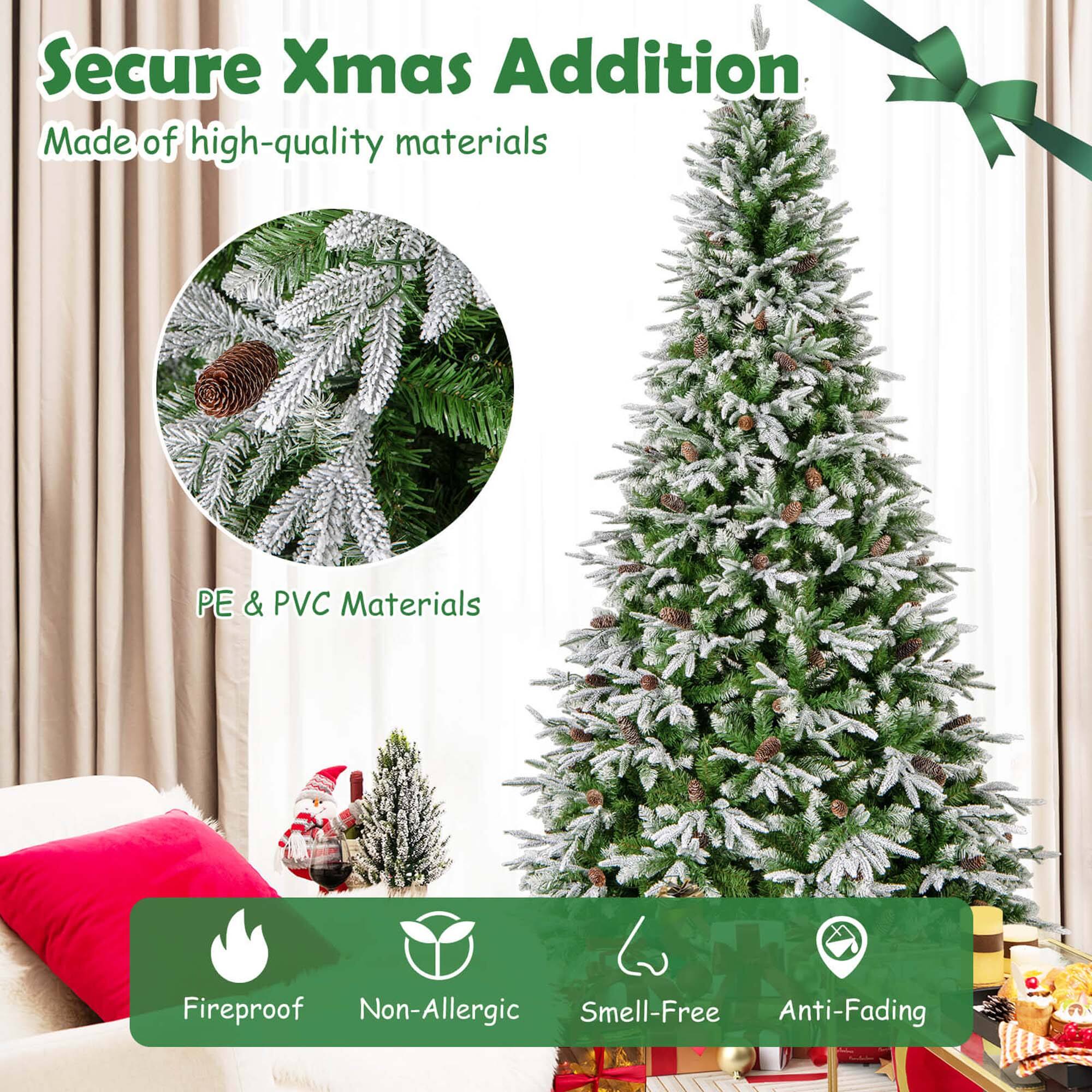 Secure Xmas Addition
Made of high-quality materials
PE & PVC Materials
Fireproof
Non-Allergic
Smell-Free
Anti-Fading
