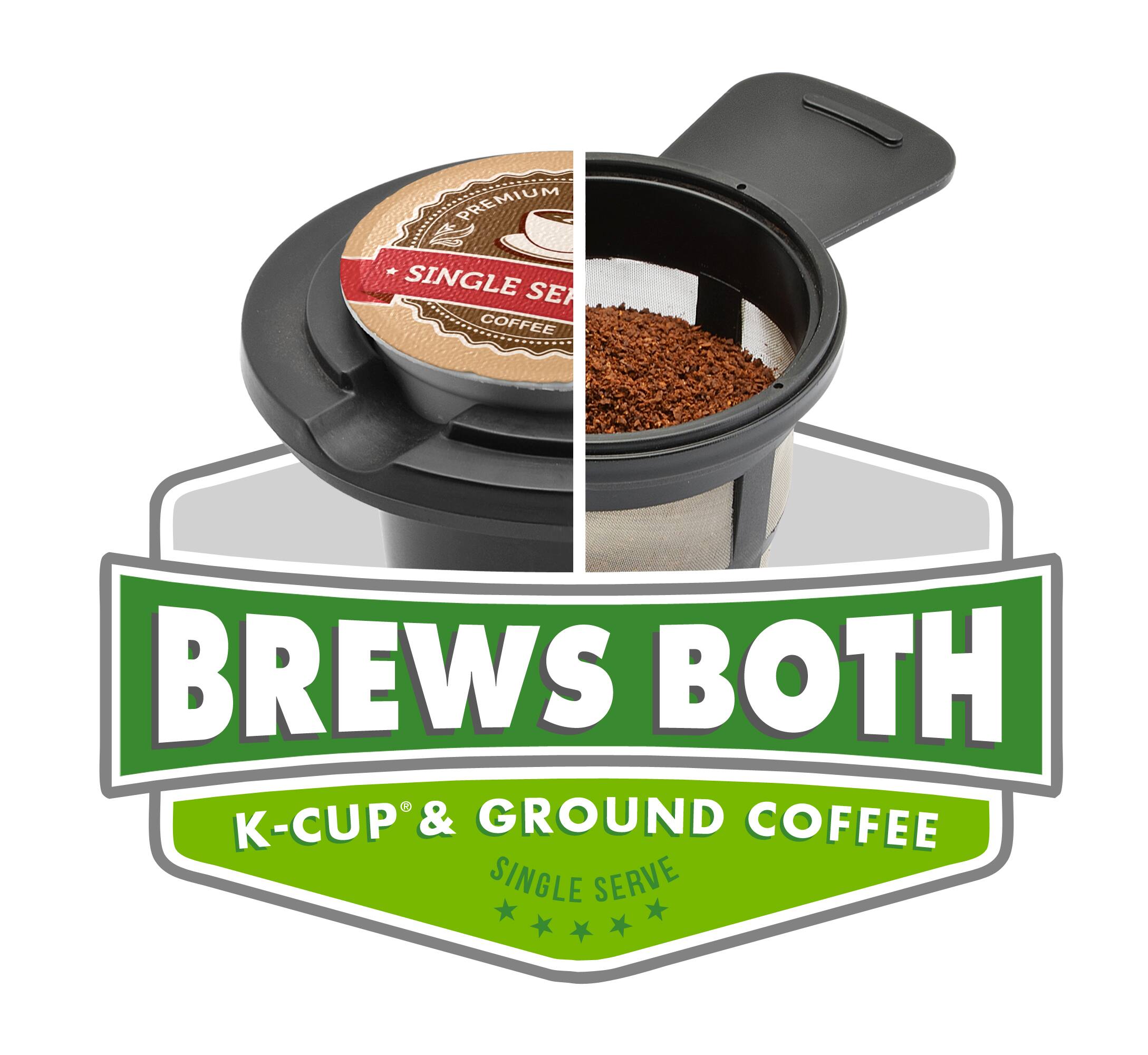 M PREMIUM SINGLE SERVE COFFEE BREWS BOTH K-CUP & GROUND COFFEE SINGLE SERVE