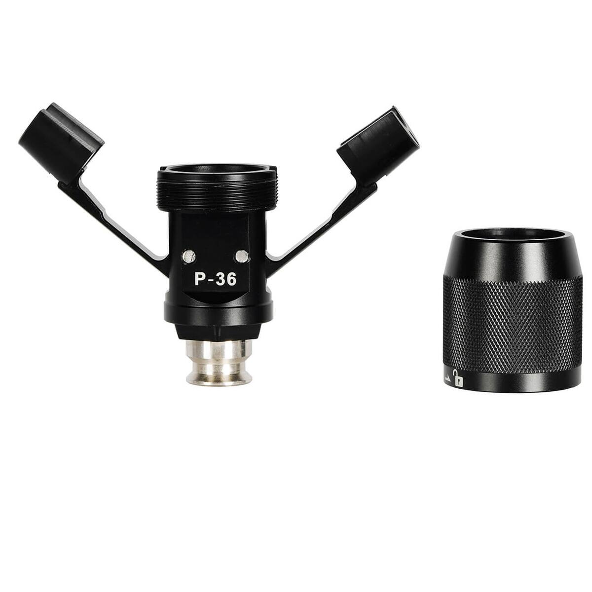 Alt View 5. Sirui - Sirui P36 Adapter Kit with Tripod Base for P-306/P-326 Monopod.