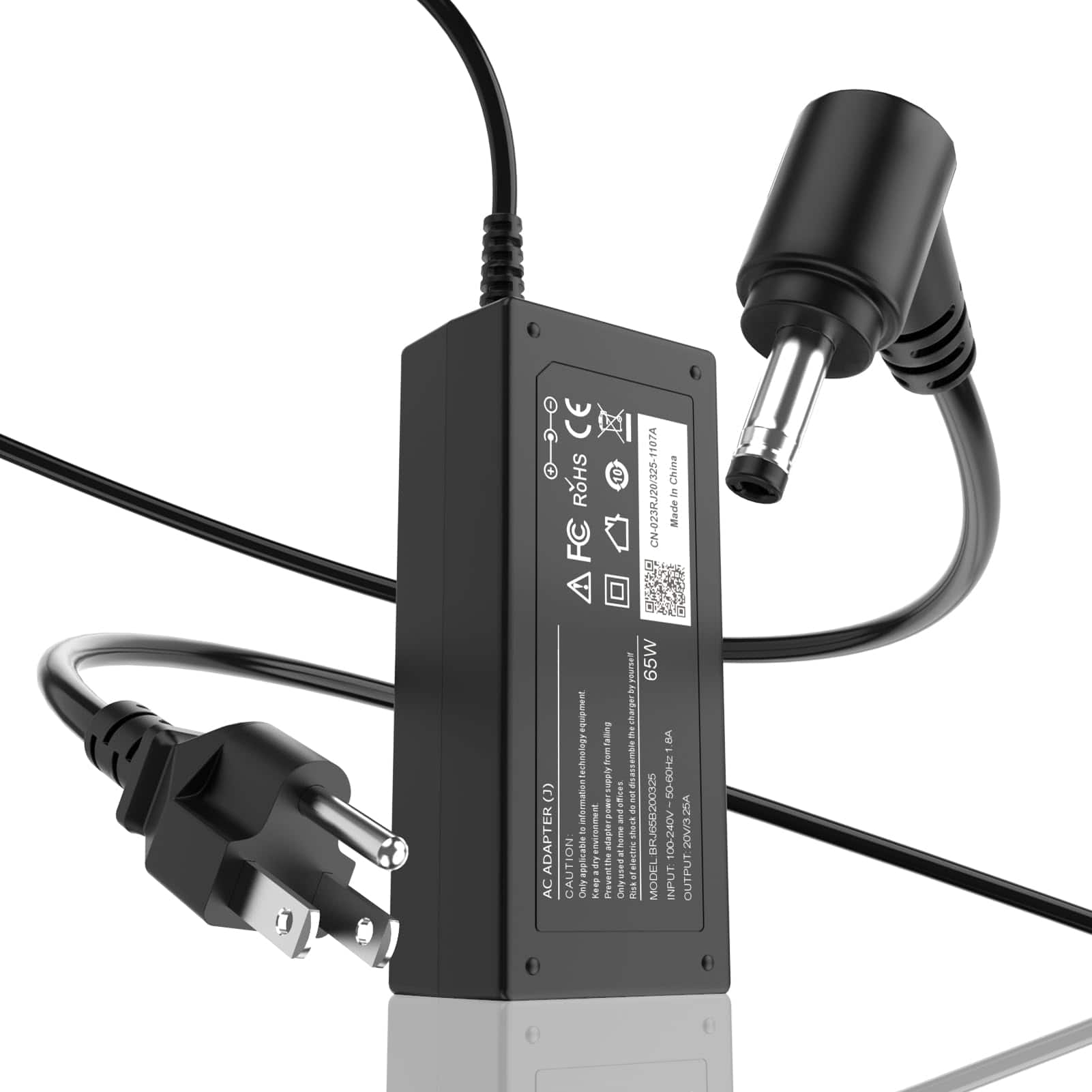DORLUKFU - 65W Laptop Charger Compatible with Lenovo IdeaPad 1 3 5, Flex 4 5 6, V14 V15 V17 Series, IdeaPad 110 110s 320 330 330s