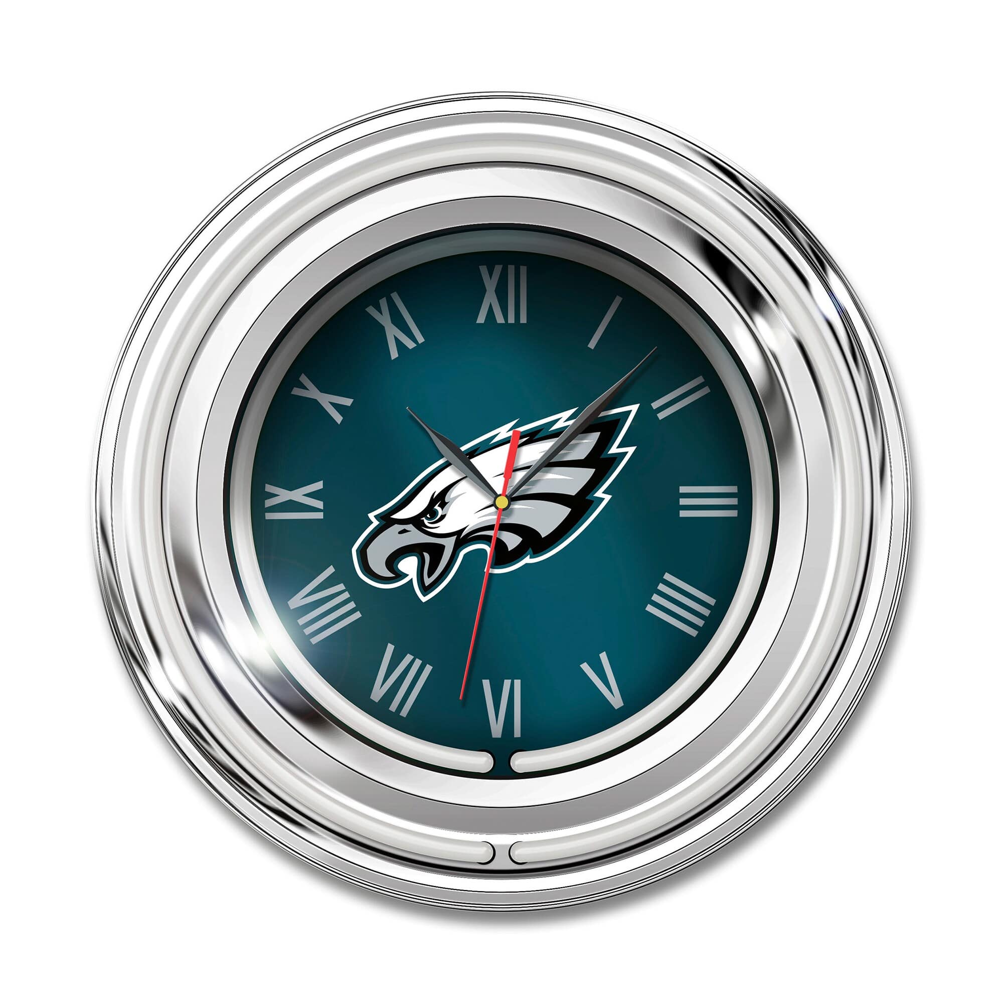 Imperial - Philadelphia Eagles 15" Team Color Neon Clock - Green