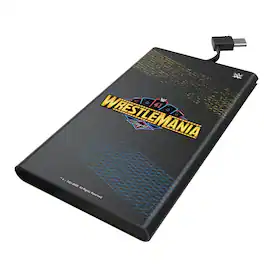 Keyscaper - WWE Steel 5000mAh Flat Powerbank - WrestleMania 41