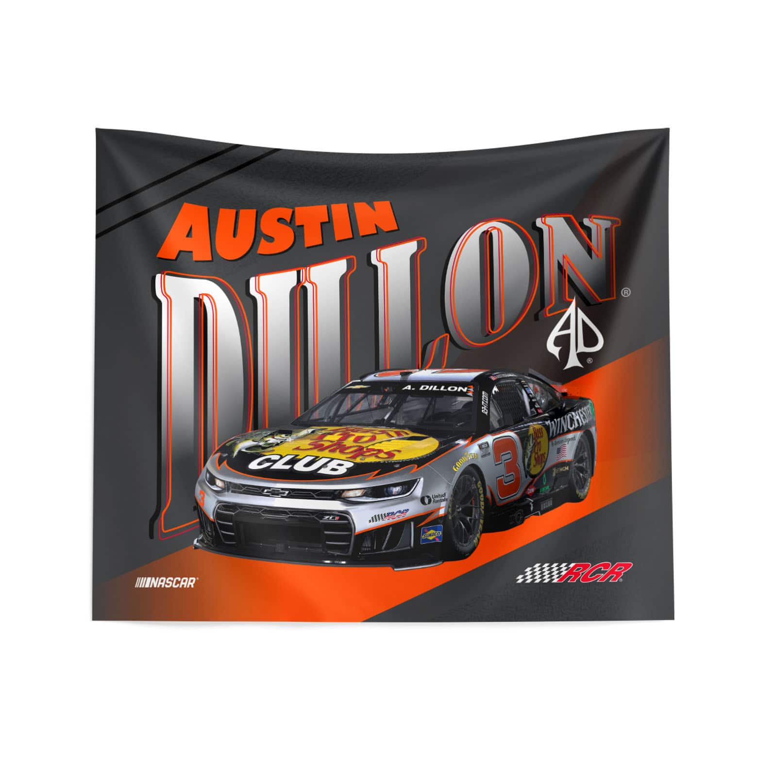 Northwest - Austin Dillon Comet Car 34" x 40" Silk Touch Throw Blanket - Multicolor