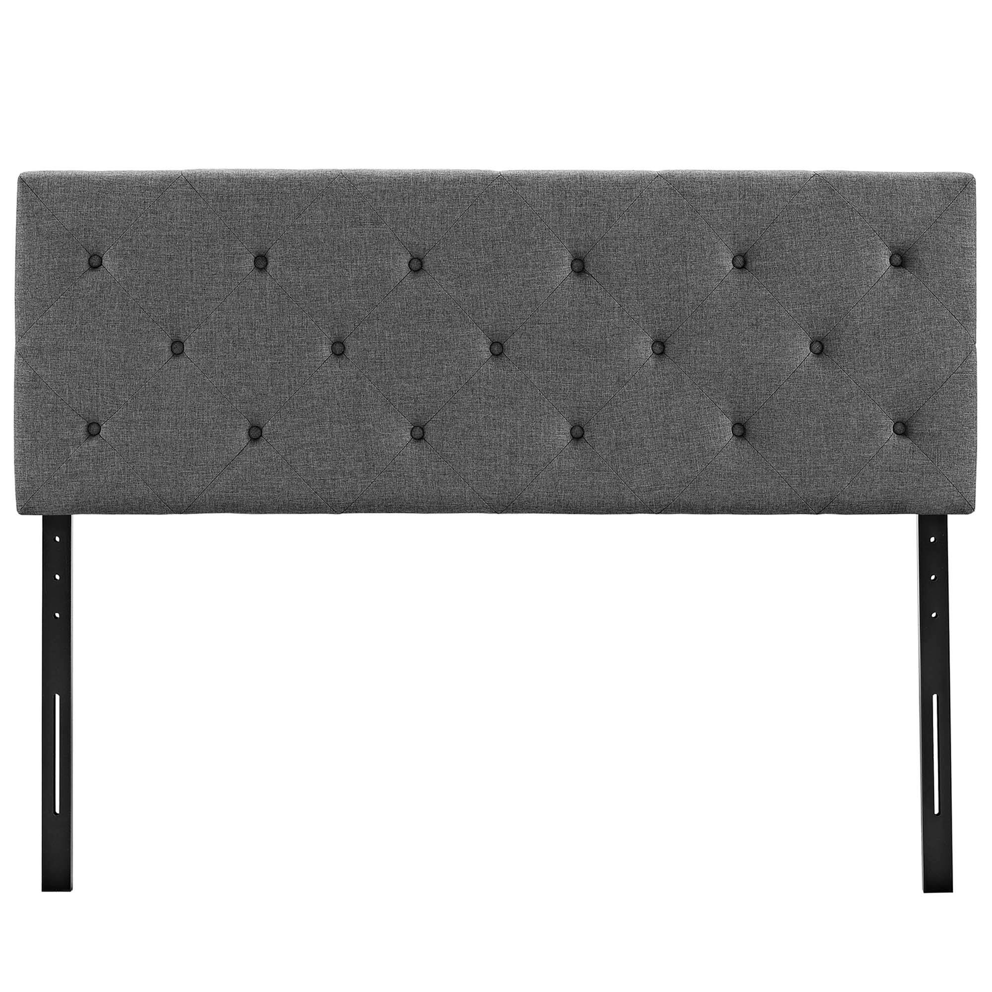 Left. Modway - Terisa Upholstered Fabric King Headboard by Modway - Gray.