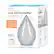 Alt View Zoom 11. CRANE - 0.5 Gal. Droplet Ultrasonic Cool Mist Humidifier - Gray.