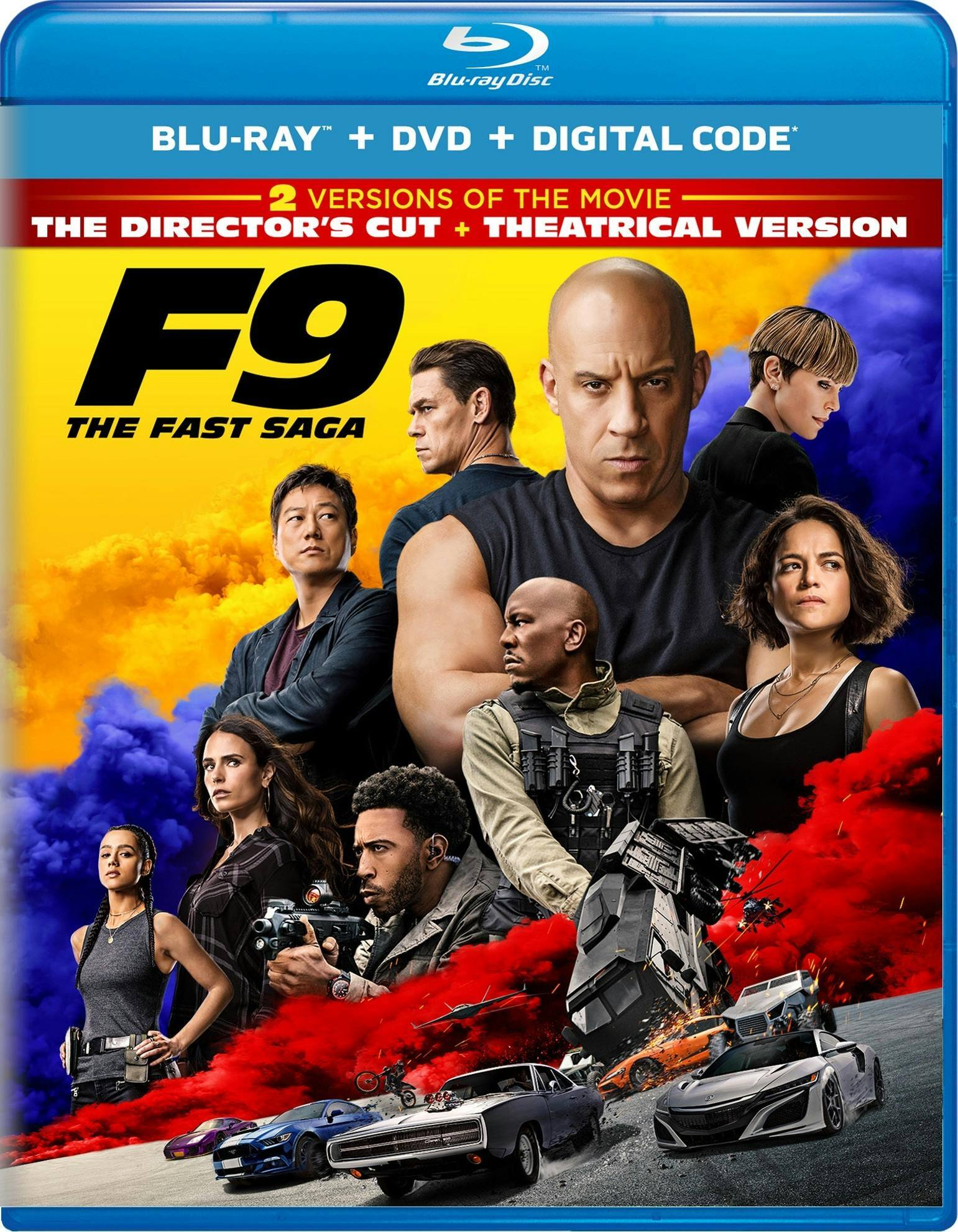 Angle. F9: The Fast Saga (with DVD) [Blu-ray].