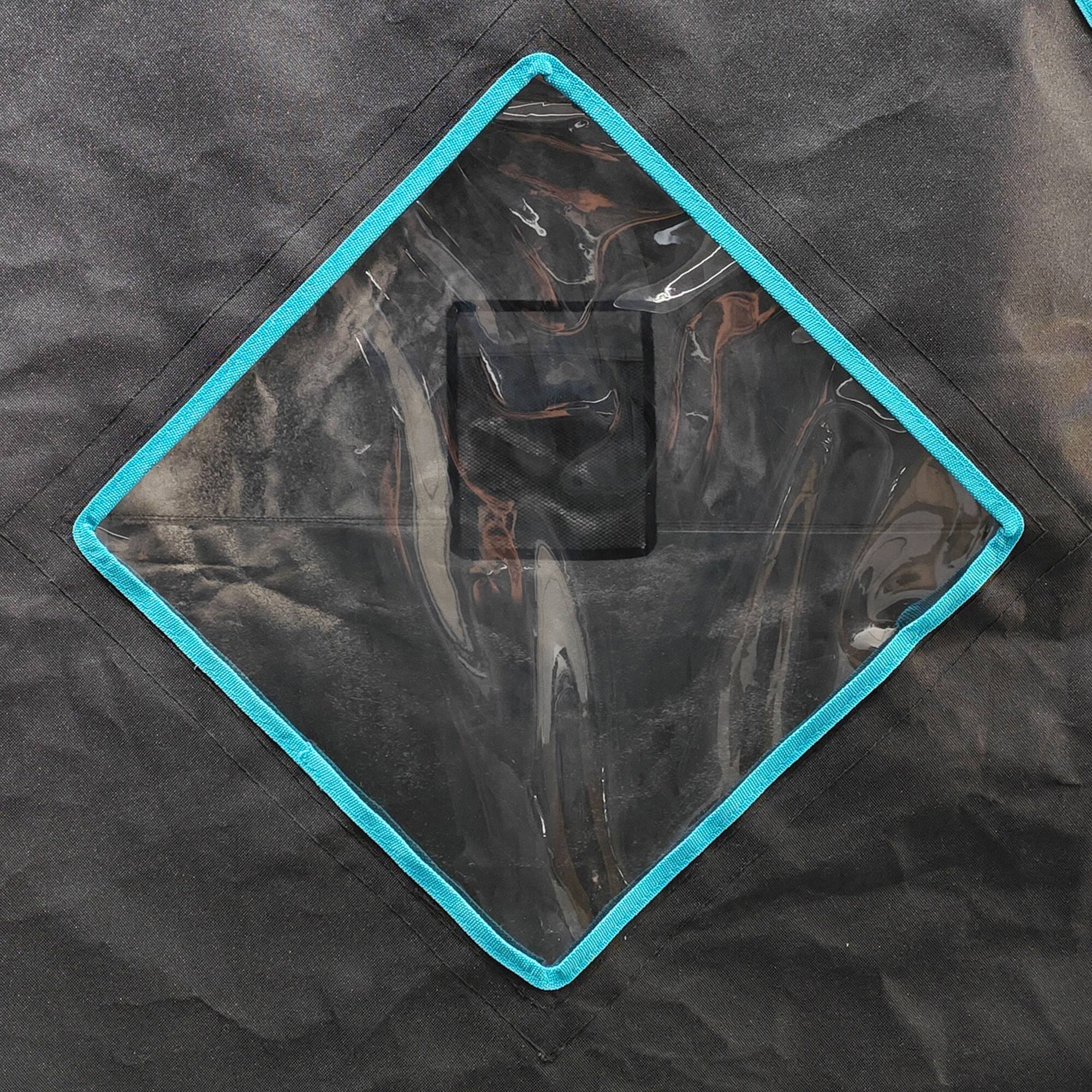 Alt View 8. JOMEED - JOMEED 35 x 35 Inch Portable Zip Sauna with Chair for Home Relaxation, Black - Black.