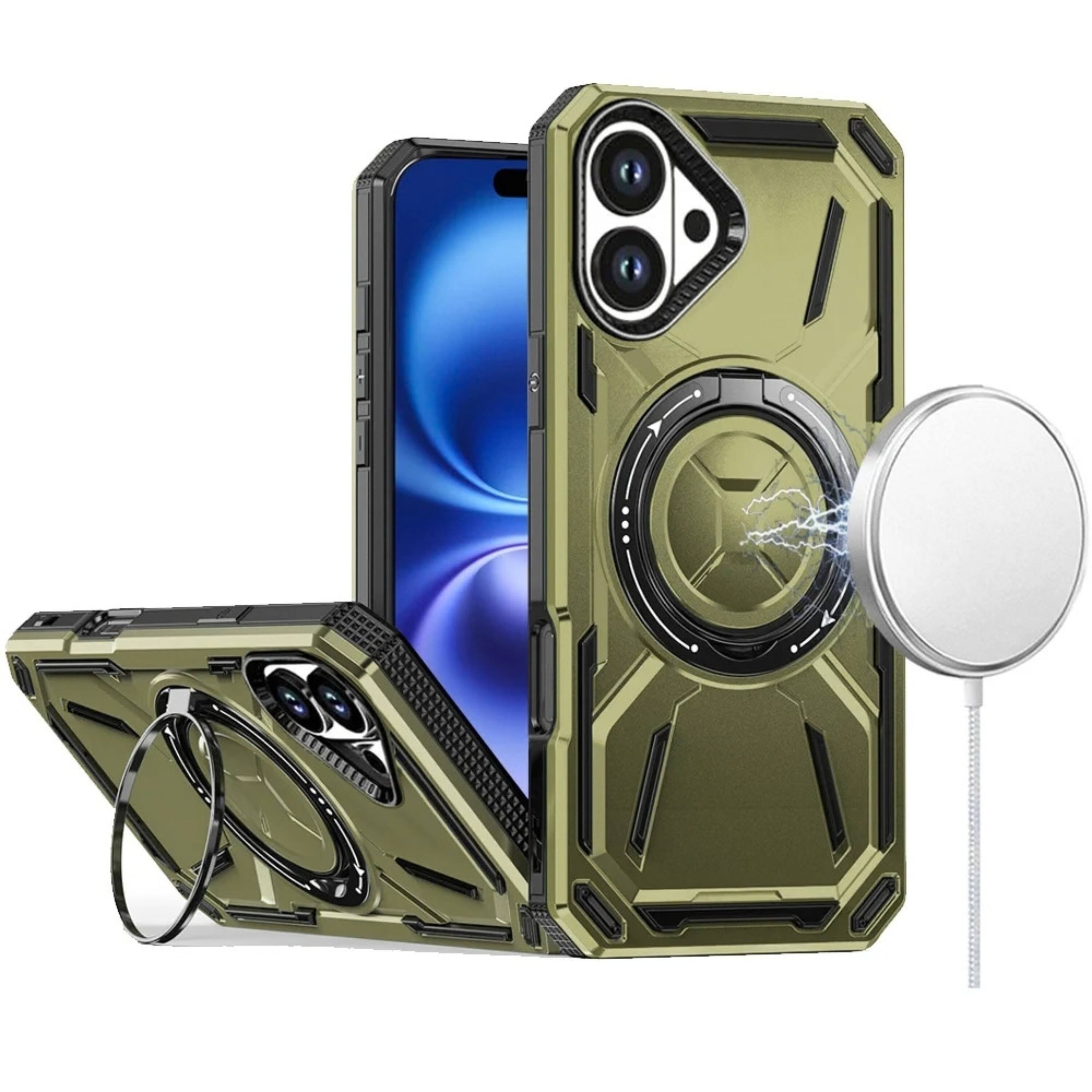 Kitcheniva Metal Rotating Ring Stand Shockproof Phone Case With ...