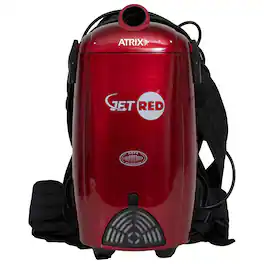 Atrix - Jet HEPA Backpack Vacuum - Red