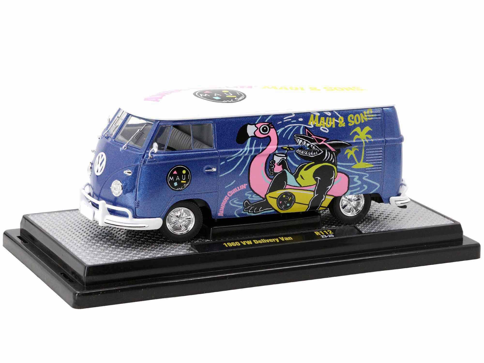 W MAU MAUT & FOE C and Sr MAUI & SONS PAA AIA CUCO CHILLIN ALWADS R112 23-2% Delivery Van 1960 VW