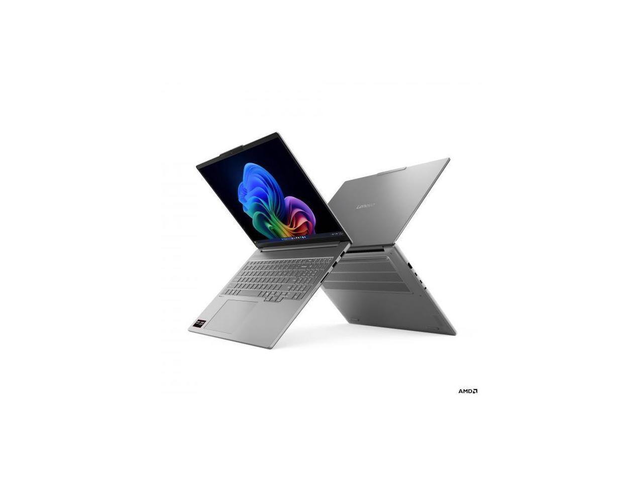 Alt View 5. Lenovo - Lenovo IdeaPad Pro 5-2025 - 16" OLED 2880x1800 120Hz - 16GB - 1TB - Ryzen AI 7 350 - RTX5050 - Windows 11 - Luna Grey - Luna Grey.