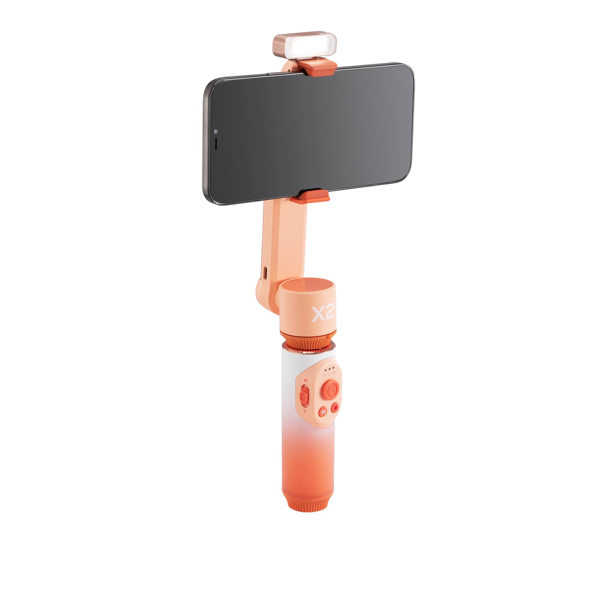 Alt View 11. Zhiyun - Smooth-X2 Combo Kit - with tripod, fill light, storage pouch and protective bag - Orange.