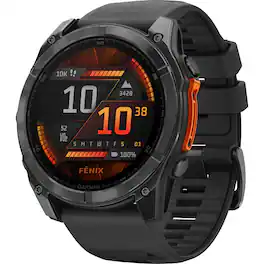 Garmin - fēnix 8 AMOLED GPS Smartwatch 51mm Fiber-reinforced polymer - Slate Gray - (2024)
