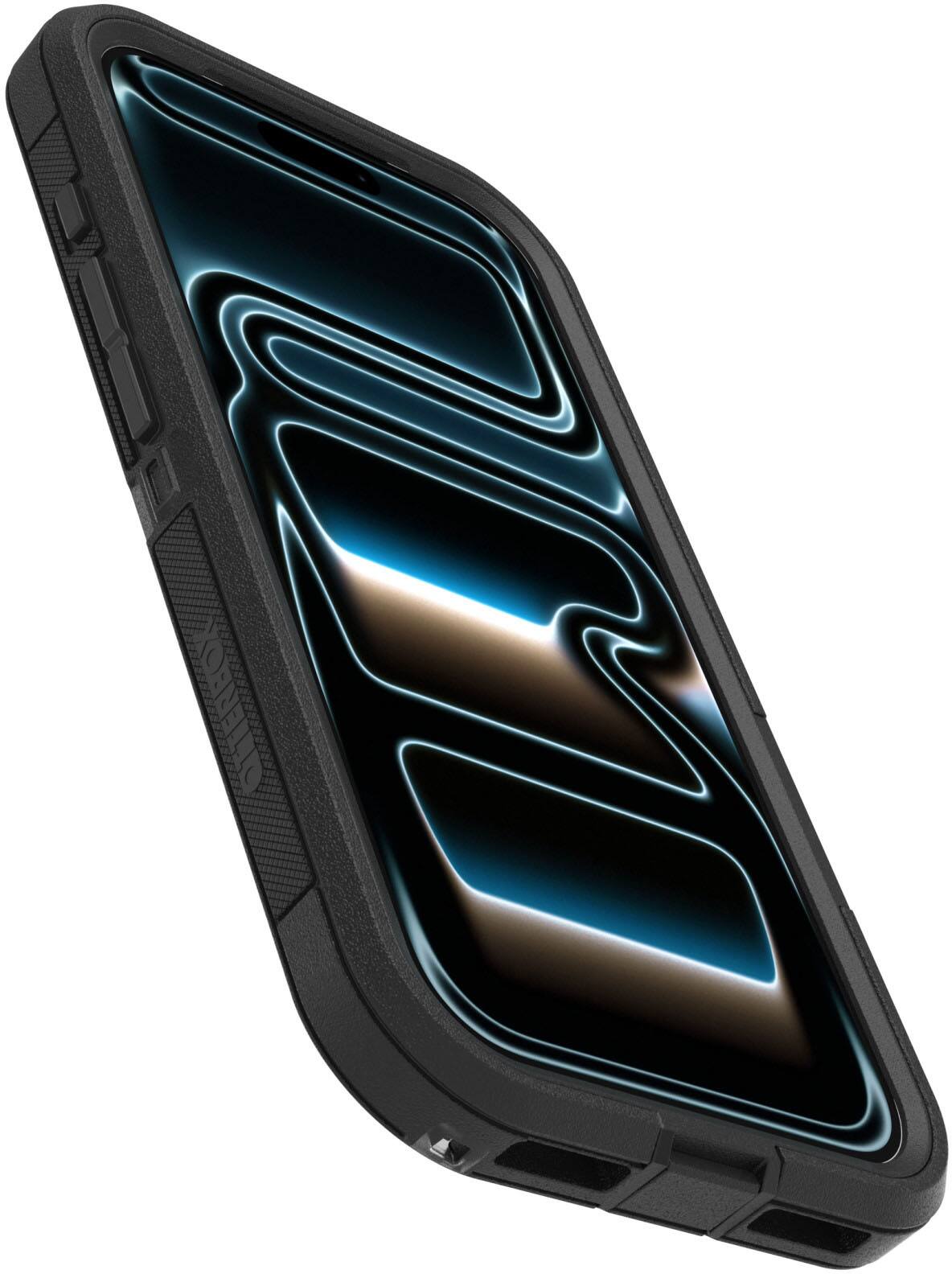 Left. OtterBox - Defender Series Pro XT Hard Shell for Apple iPhone 18 Pro and Apple iPhone 17 Pro - Dark Side.