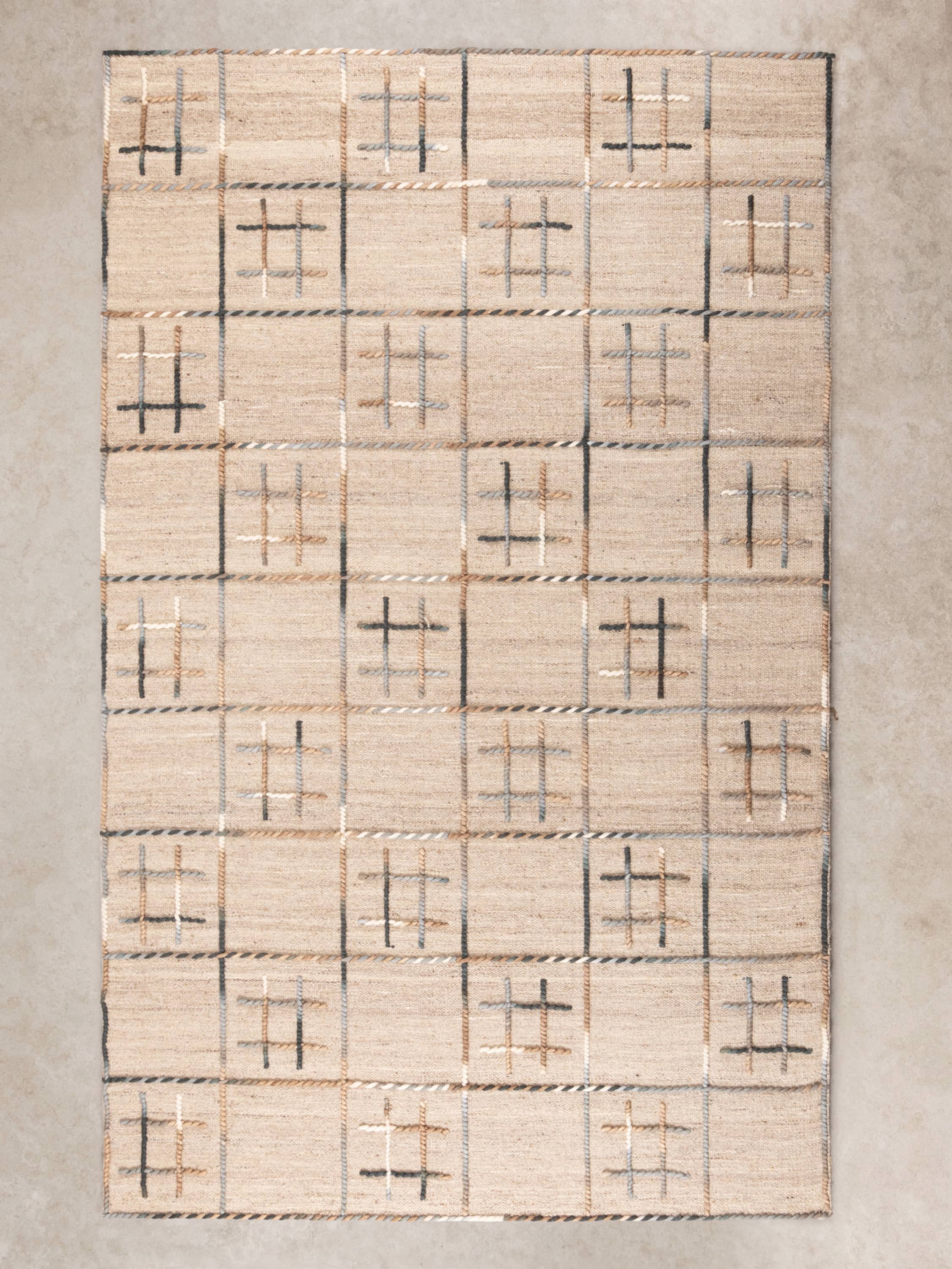 GAURI KOHLI - Gilbert Rug - Shades of brown and gray