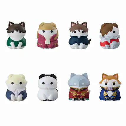 Front. Bandai - Megahouse - Gundam Wing - Mega Cat Project - Nyandam Wing Cat Transformation (Box/8) Blindbox Figure - COLLECTIBLES - Multicolor.