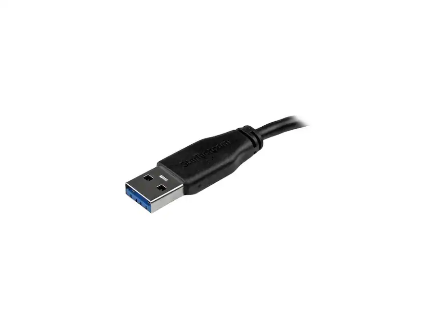 Usb Am Short StarTech.com 15cm (6in) Short Slim SuperSpeed USB 3.0 A to Micro B ...