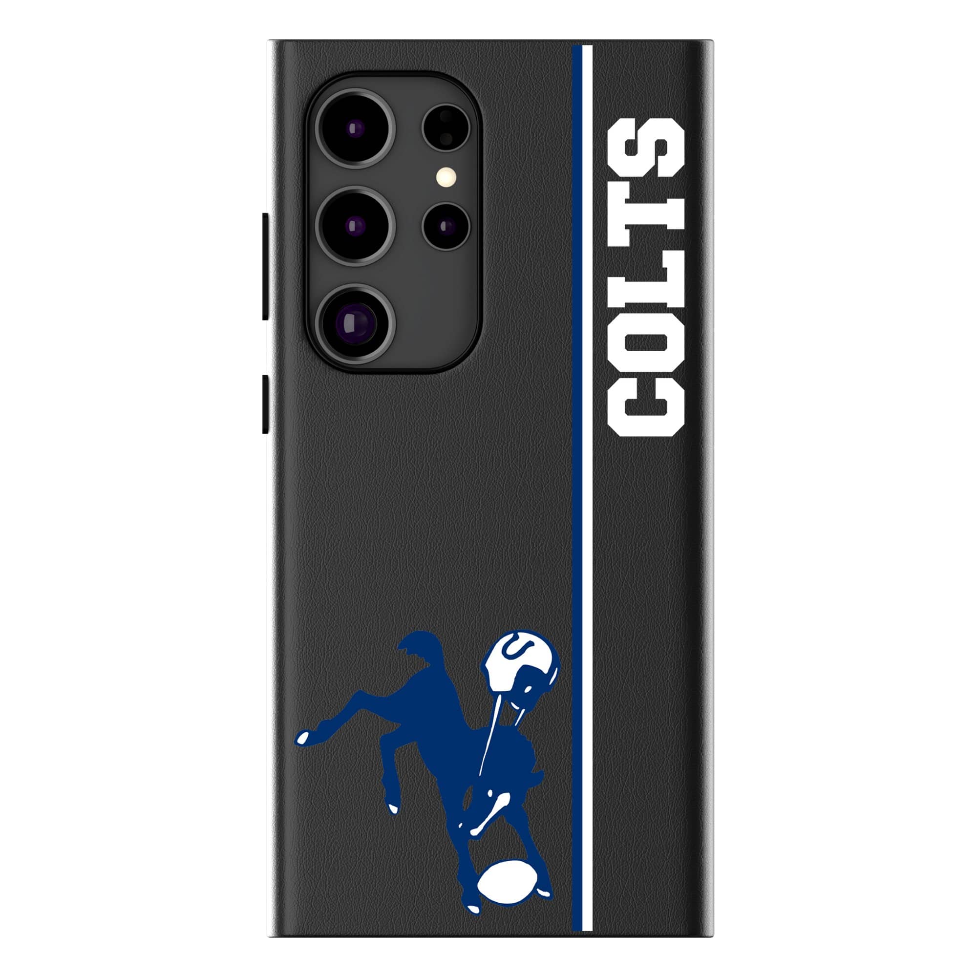 Keyscaper - Gridiron Classic Teams - Baltimore Colts Gridiron-Classics Galaxy Magnetic Bump Case - S25 - Black