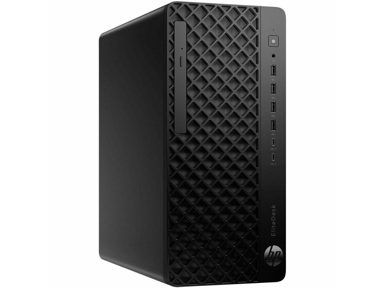 Alt View 2. HP - HP EliteDesk 8 G1i - Intel Core Ultra 9 285 - 64 GB - 2 TB SSD - Intel Q870 - Win 11 Pro - C6TX2UT#ABA - Black.