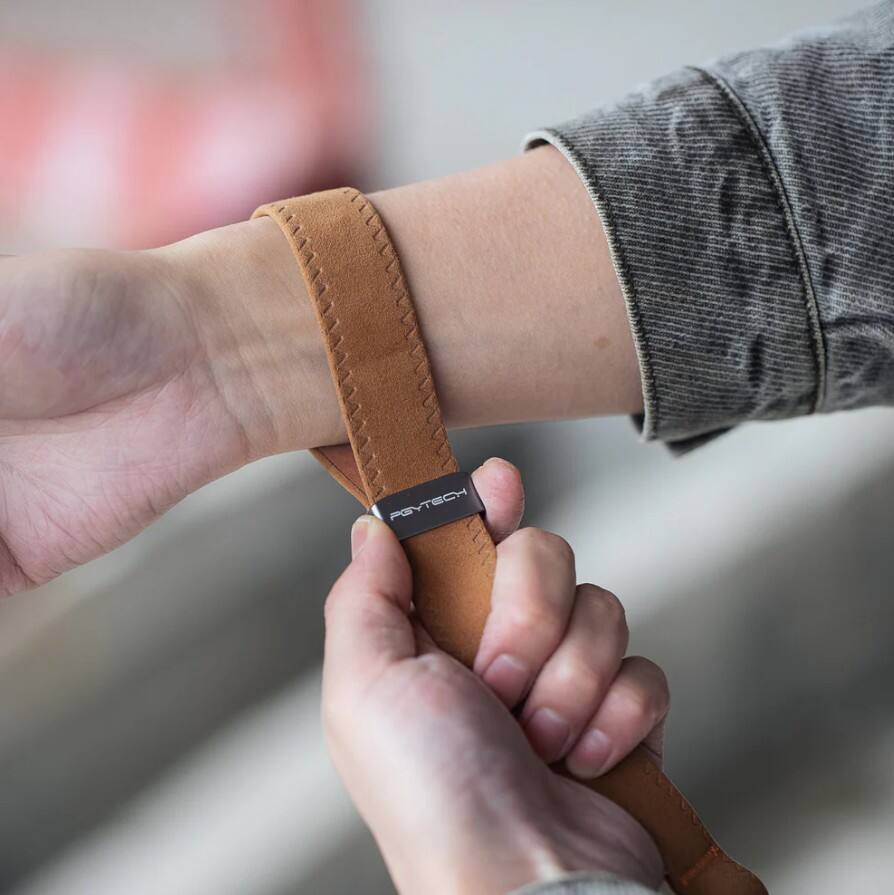 Alt View 1. PGYTECH - PGYTECH Camera Wrist Strap Deep Grey, Magnetic Quick Release Hand Strap for DSLR Mirrorless, 55kg Load, Dyneema Core - Deep Grey.