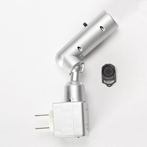 Roman - Starry Night LED Projector Light with Slide – Indoor Wall, Floor or Ceiling Display, Auto Light Sensor - Silver