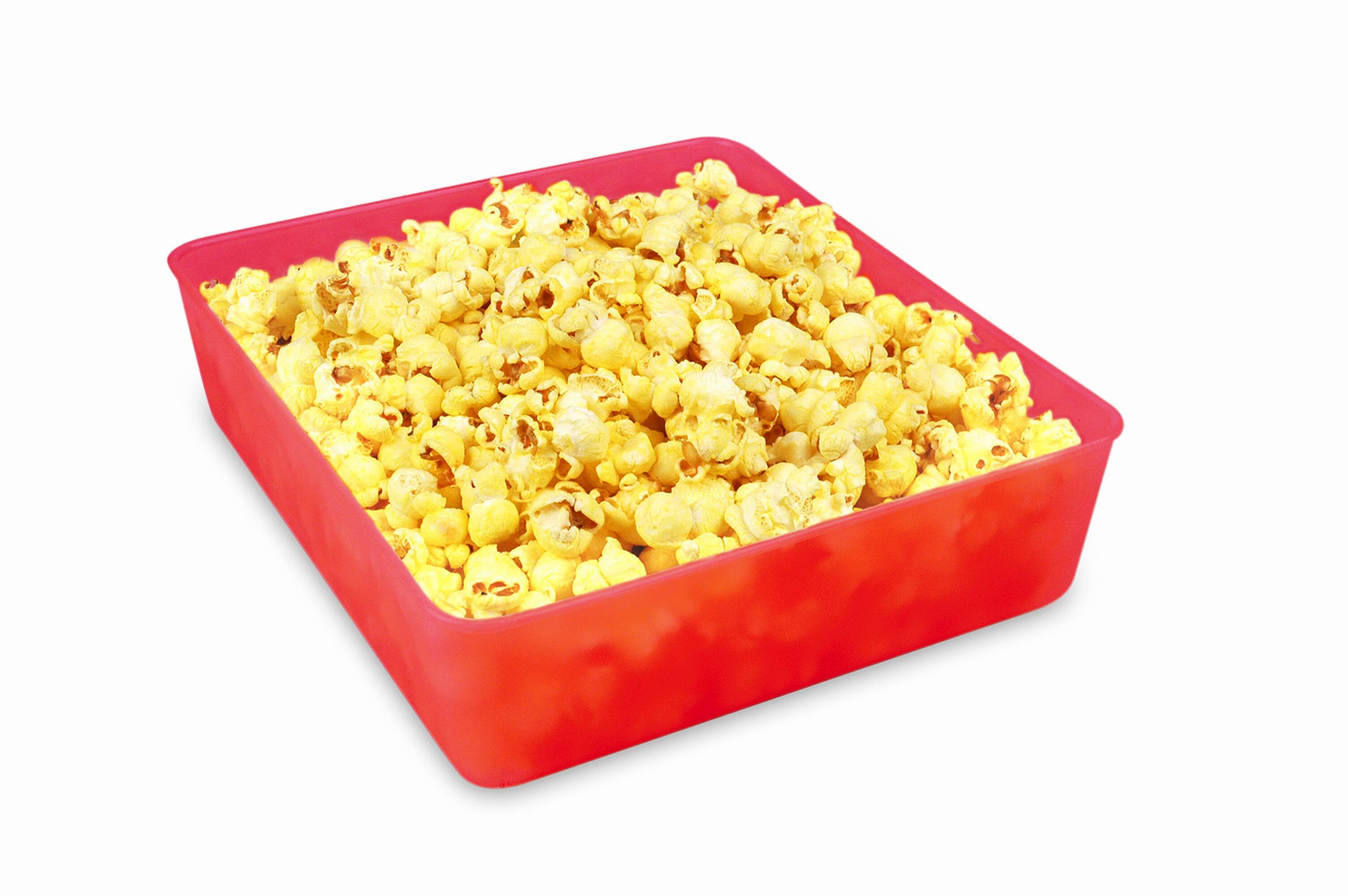 Back. Disney - Mickey Mouse Kettle Style Popcorn Popper - Red.
