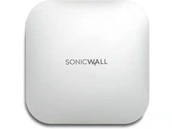 Front. SonicWall - SonicWall SonicWave 641 - wireless access point - Wi-Fi 6, Wi-Fi 6, Bluetooth - cloud-managed - with 1 year Secure.