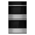 JennAir - NOIR 30" Built-In Double Electric Double Wall Oven with MultiMode True Convection - Stainless Steel