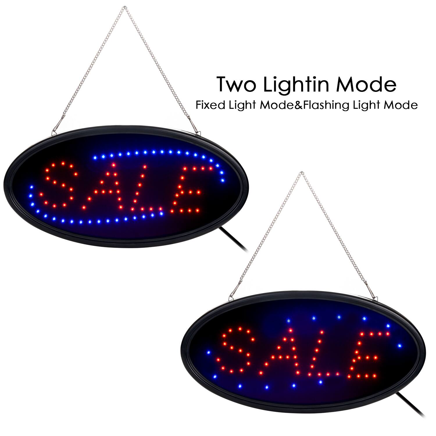 Two Lighting Mode  
Fixed Light Mode & Flashing Light Mode  
SALE  
SALE